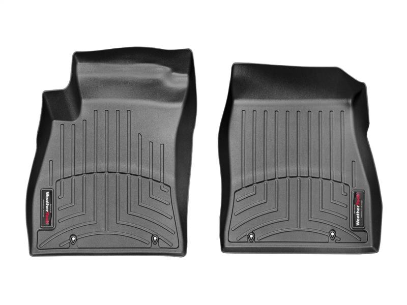 Nissan Sentra Floor Liners - Front - WeatherTech - DigitalFit - Black - `13-`27