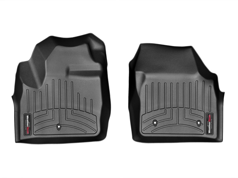 Land Rover LR2 Floor Liners - Front - WeatherTech - FloorLiner DigitalFit - Black - `08-`12