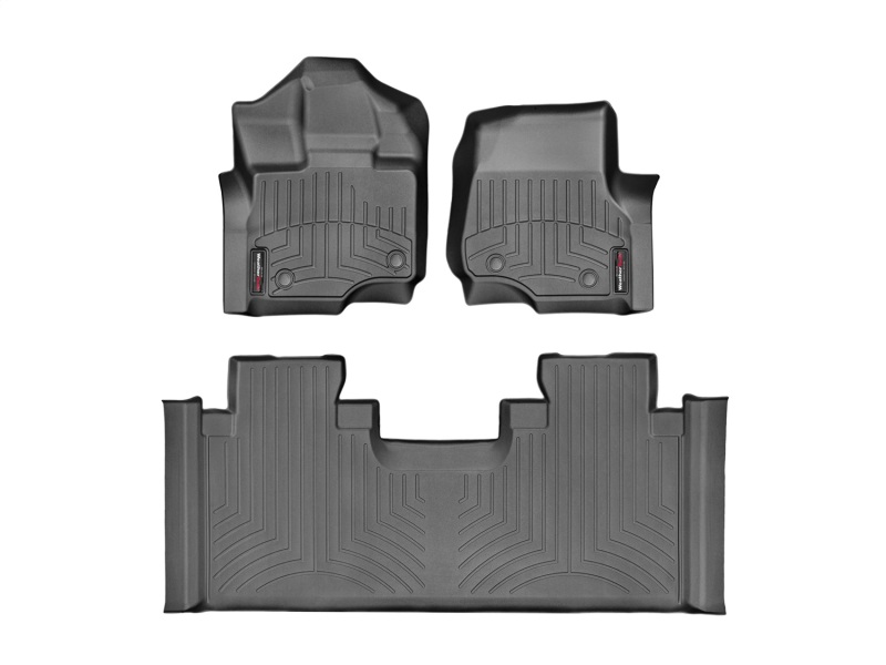 Ford F-150 FloorLiner - Front - WeatherTech - DigitalFit - Black - `15-`27