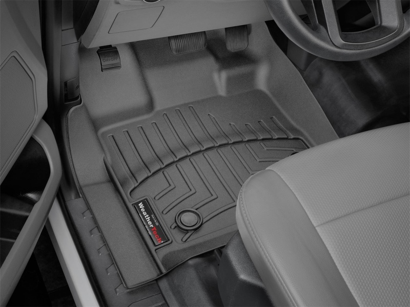 Ford F-150 FloorLiner - Front - WeatherTech - DigitalFit - Black - `15-`27