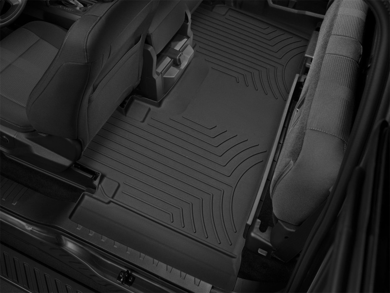 Ford F-320 FloorLiner - Rear - WeatherTech - HP - Black - `15-`27