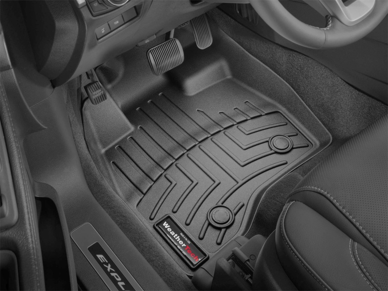 Ford Explorer FloorLiner - Front - WeatherTech - DigitalFit - Black - 2015