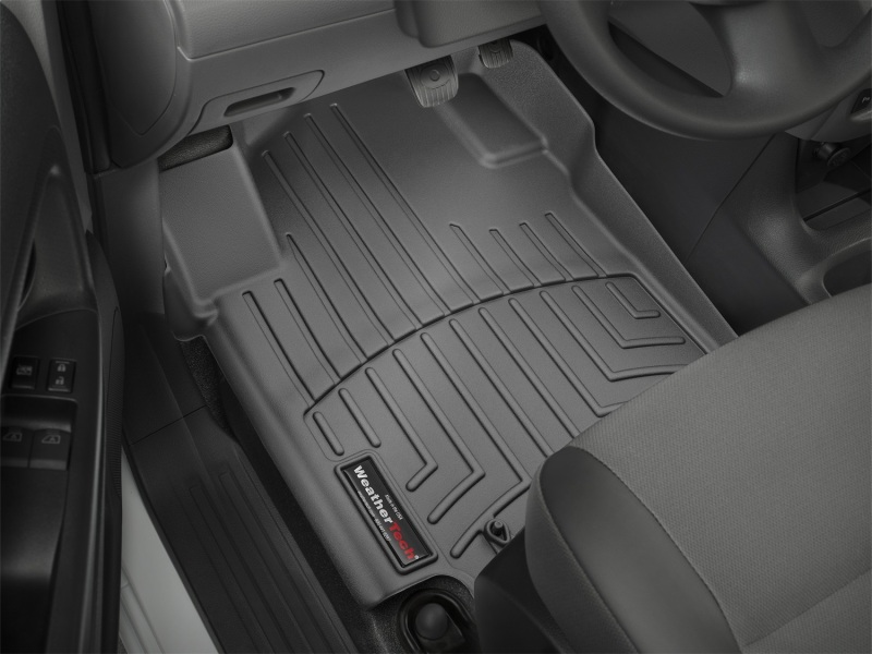 Chevrolet City Express FloorLiner - Front - WeatherTech - DigitalFit - Black - `15-`27