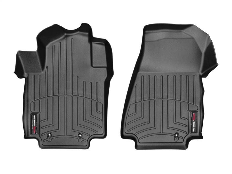 Chevrolet City Express FloorLiner - Front - WeatherTech - DigitalFit - Black - `15-`27