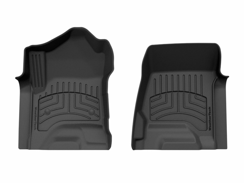 Chevrolet Silverado Floor Mat Set - Front - WeatherTech - FloorLiner HP - Black - `15-`19