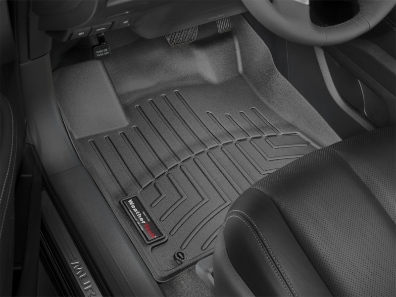 Nissan Murano FloorLiner - Front - WeatherTech - DigitalFit - Black - `15-`27