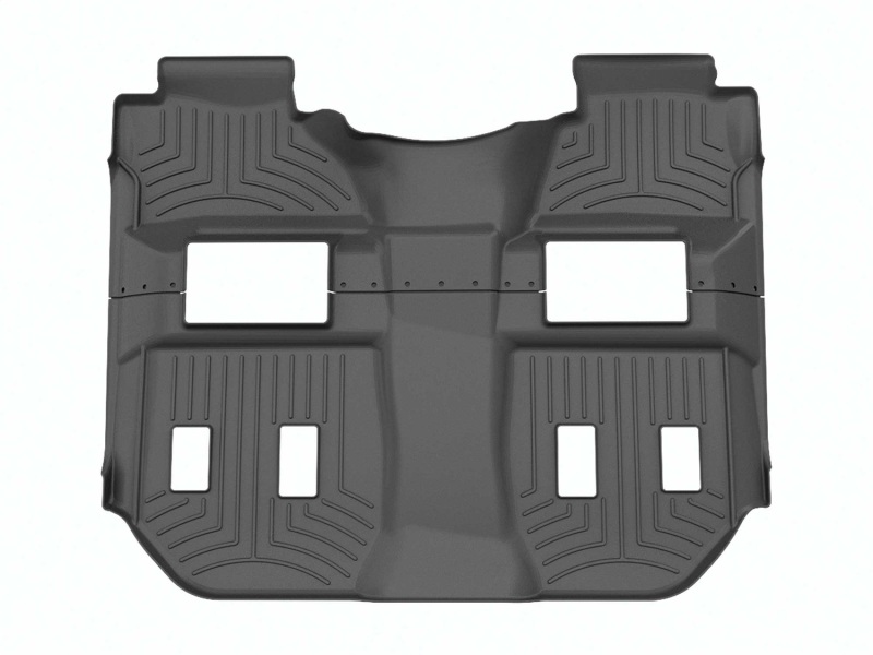 Cadillac Escalade ESV Floor Mat Set - Rear - WeatherTech - FloorLiner HP - Black - `15-`20