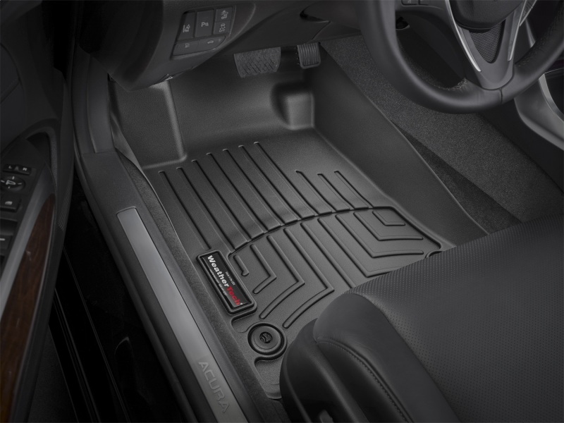 Acura TLX FloorLiner - Front - WeatherTech - DigitalFit - Black - `15-`27