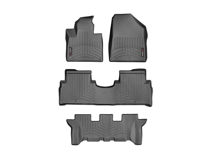 Kia Sorento FloorLiner - Front - WeatherTech - DigitalFit - Black - `16-`27