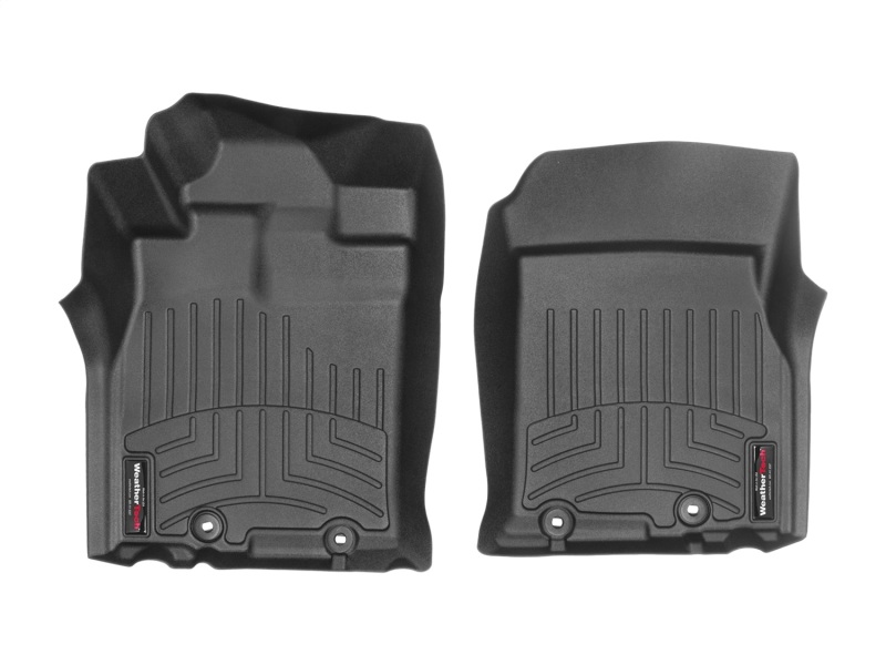 Toyota FJ Cruiser FloorLiner - Front - WeatherTech - DigitalFit - Black - `11-`14