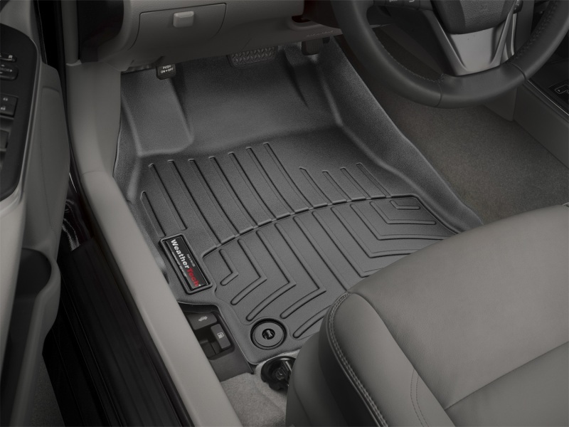 Toyota Camry FloorLiner - Front - WeatherTech - DigitalFit - Black - `15-`27
