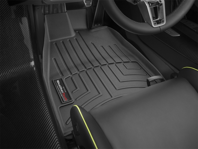 Porsche 918 Front FloorLiner - WeatherTech - DigitalFit - Black - `15-`27