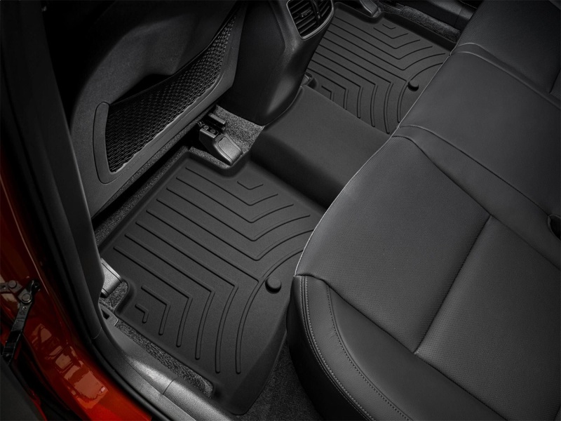 Kia Sportage Floor Mat Set - Rear - WeatherTech - FloorLiner HP - Black - `17-`27