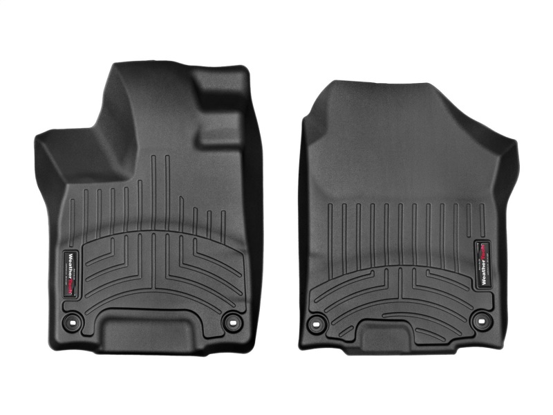 Honda Pilot FloorLiner - Front - WeatherTech - DigitalFit - Black - `16-`27
