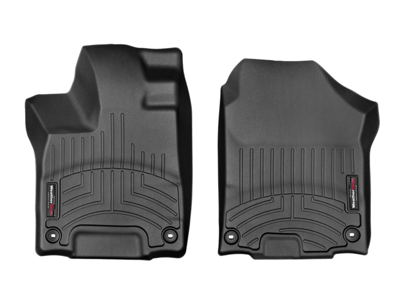 Honda Pilot FloorLiner - Front - WeatherTech - DigitalFit - Black - `16-`27