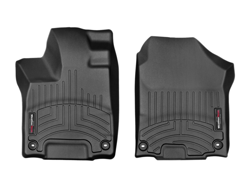 Honda Pilot FloorLiner - Front - WeatherTech - DigitalFit - Black - `16-`27