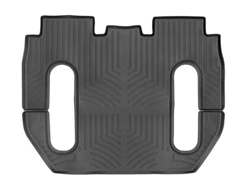 Tesla Model X Floor Mats - Rear - WeatherTech - FloorLiner DigitalFit - Black - `16-`27