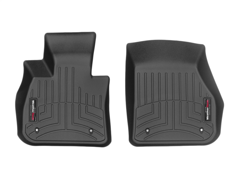 BMW X1 FloorLiner - Front - WeatherTech - DigitalFit - Black - `16-`27