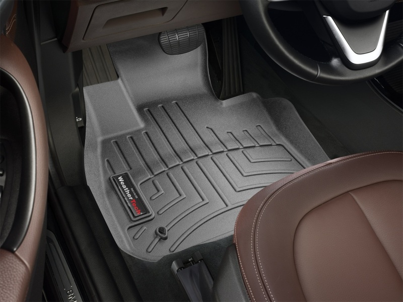 BMW X1 FloorLiner - Front - WeatherTech - DigitalFit - Black - `16-`27