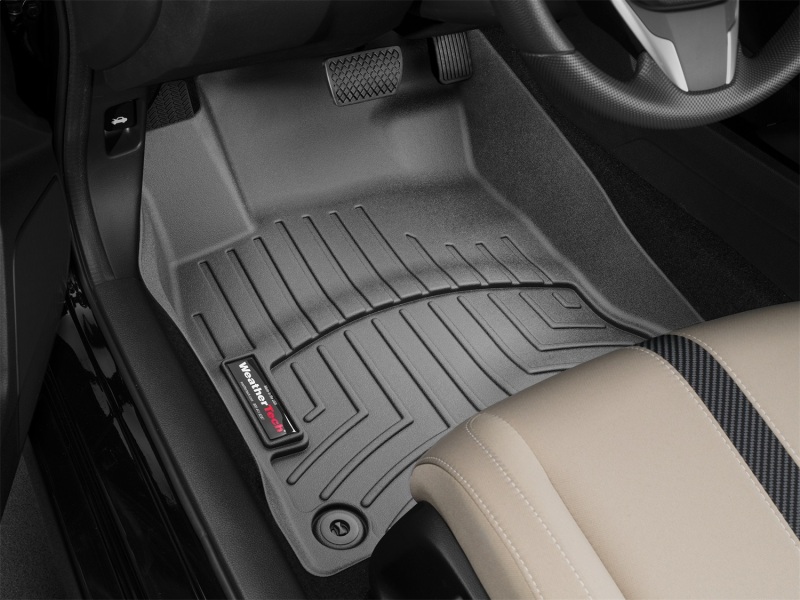 Honda Civic FloorLiner - Front - WeatherTech - DigitalFit - Black - `16-`27
