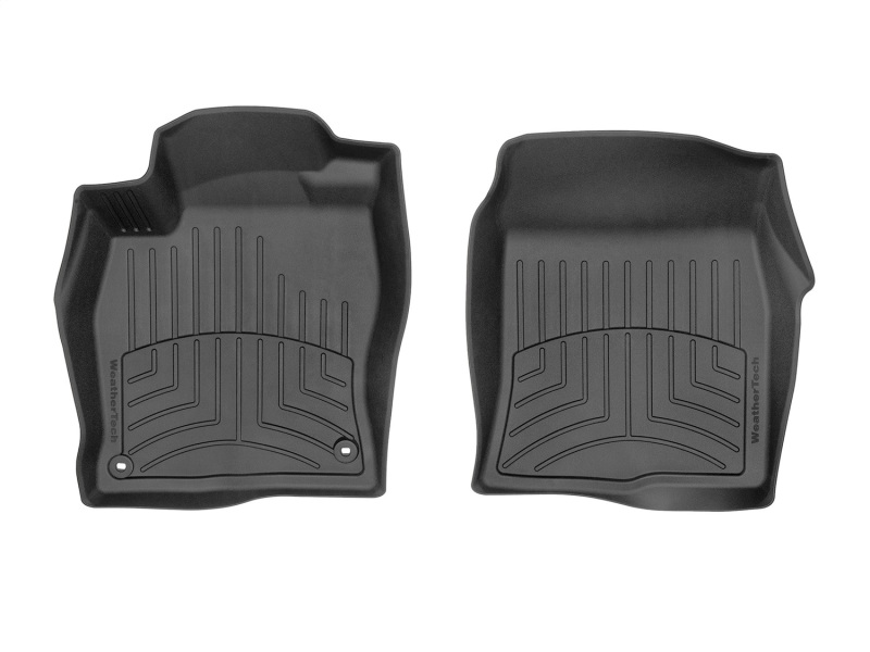 Honda Civic Hatchback FloorLiner - Front - WeatherTech - FloorLiner HP - Black - `17-`27 Honda Civic Hatchback FloorLiner - Front - WeatherTech - FloorLiner HP - Black - `17-`27