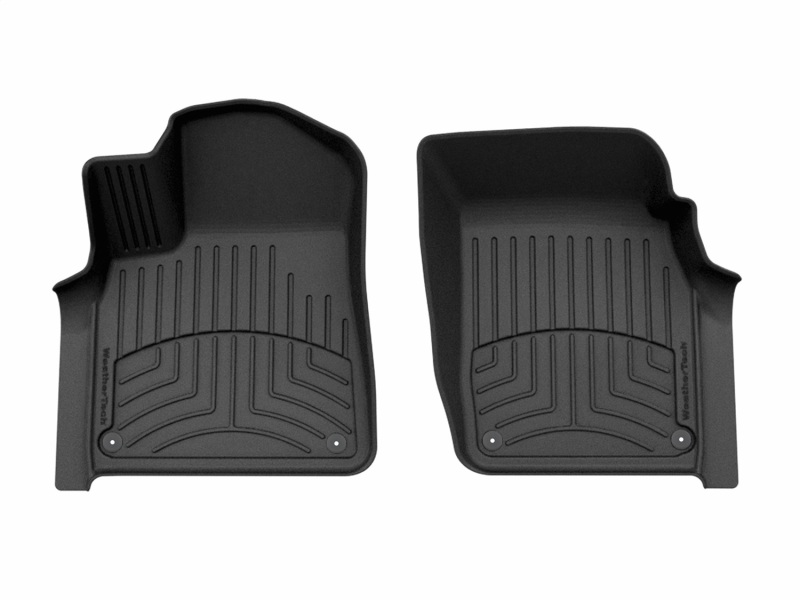 Audi Q7 Floor Mat Set - Front - WeatherTech - FloorLiner HP - Black - `17-`25