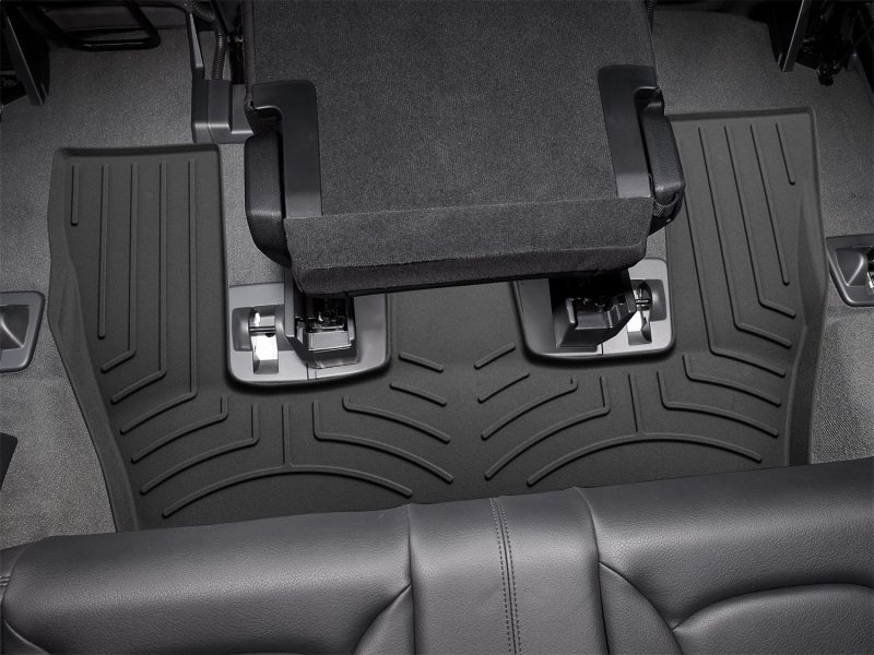 Audi Q7 Floor Mat Set - Rear - WeatherTech - FloorLiner HP - Black - `17-`25