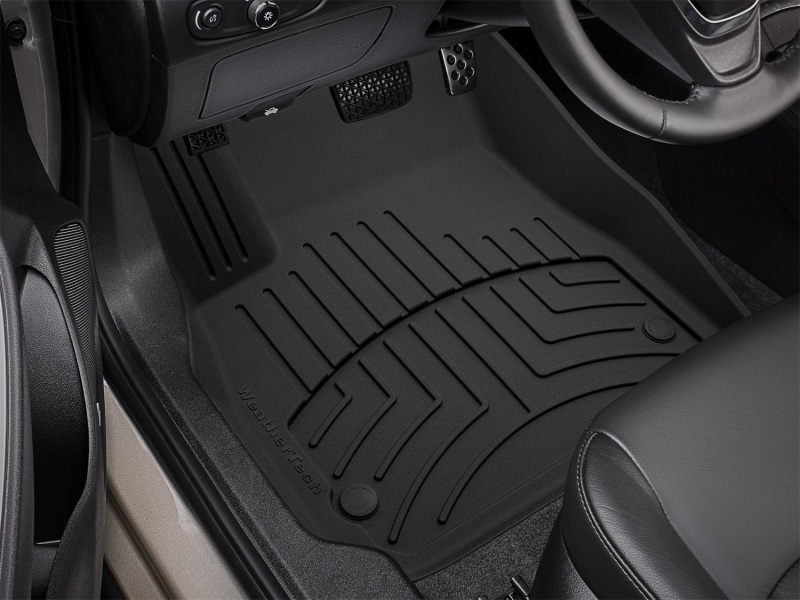 Chevrolet Malibu FloorLiner - Front - WeatherTech - HP - Black - `16-`27