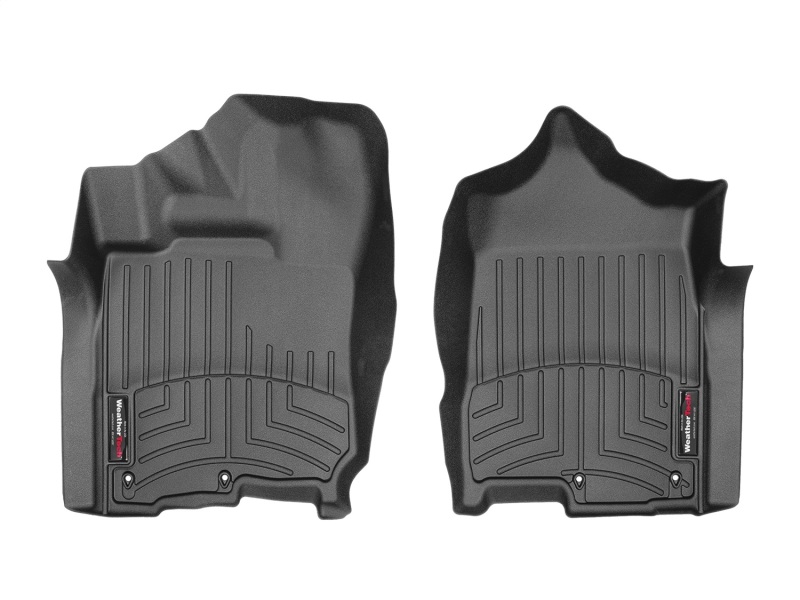 Nissan Titan XD FloorLiner - Front - WeatherTech - DigitalFit - Black - `16-`27