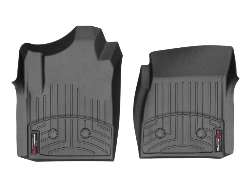 Chevrolet Silverado 1500 FloorLiner - Front - WeatherTech - DigitalFit - Black - `14-`27