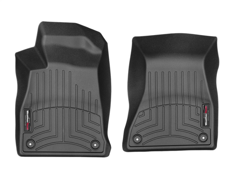 Audi A4 FloorLiner - Front - WeatherTech - DigitalFit - Black - `17-`27