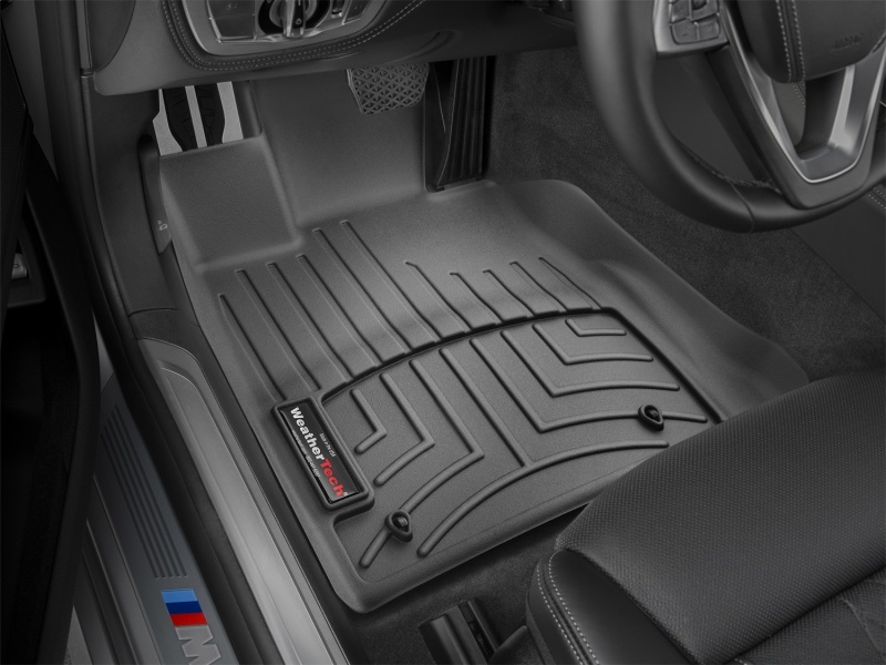 BMW 7 Series FloorLiner - Front - WeatherTech - DigitalFit - Black - `16-`27
