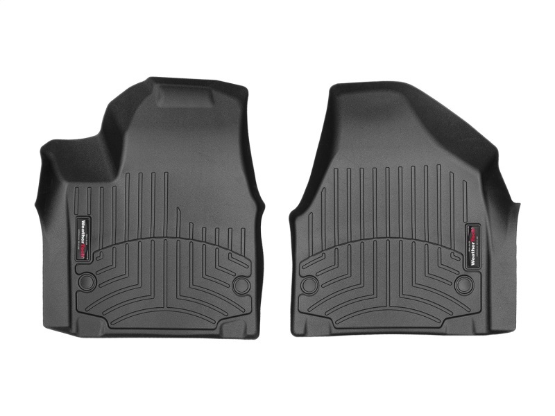 Chrysler Pacifica FloorLiner - Front - WeatherTech - DigitalFit - Black - `17-`27