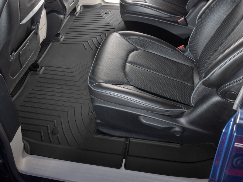 Chrysler Pacifica FloorLiner - Rear - WeatherTech - FloorLiner HP - Black - `17-`20