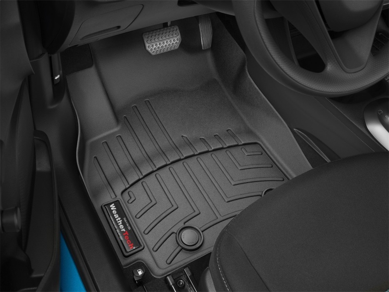 Chevrolet Spark FloorLiner - Front - WeatherTech - DigitalFit - Black - `16-`27