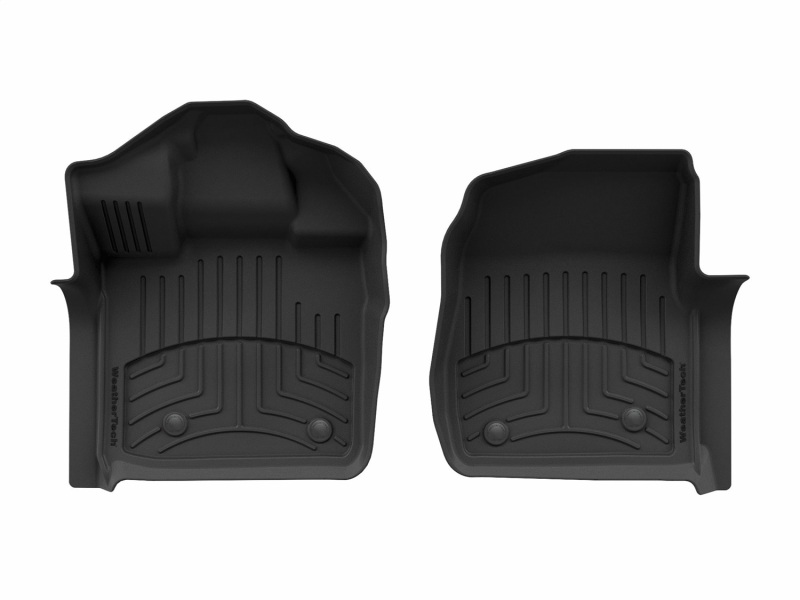 Ford F-150 Floor Mat Set - Front - WeatherTech - FloorLiner HP - Black - `15-`20