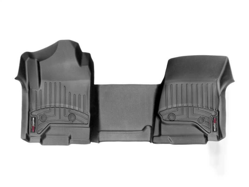 Chevrolet Silverado 3500 Floor Mats - Front - WeatherTech - FloorLiner DigitalFit - Black - `14-`27
