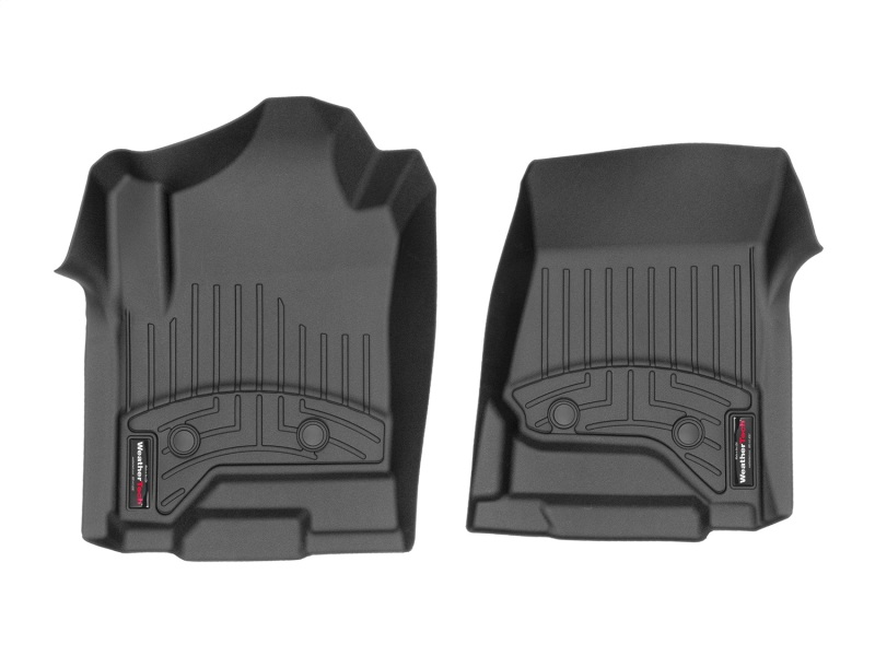 Chevrolet Silverado 1500 FloorLiner - Front - WeatherTech - DigitalFit - Black - `14-`27 Chevrolet Silverado 1500 FloorLiner - Front - WeatherTech - DigitalFit - Black - `14-`27