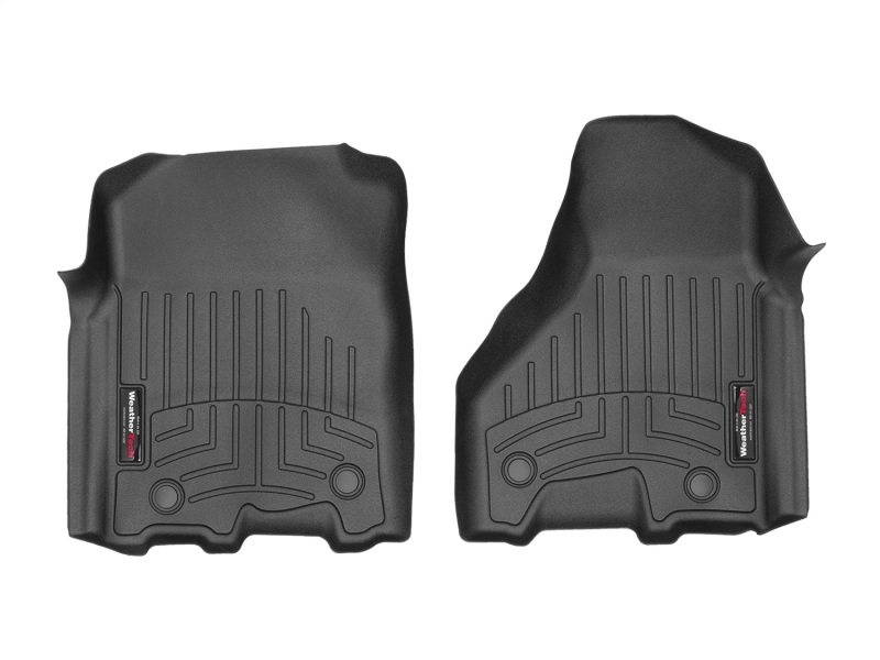 Dodge Ram 2500 FloorLiner - Front - WeatherTech - DigitalFit - Black - `12-`27