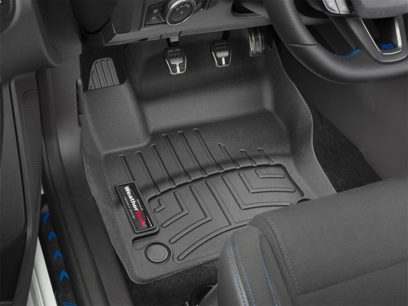 Ford Focus RS FloorLiner - Front - WeatherTech - DigitalFit - Black - `16-`27