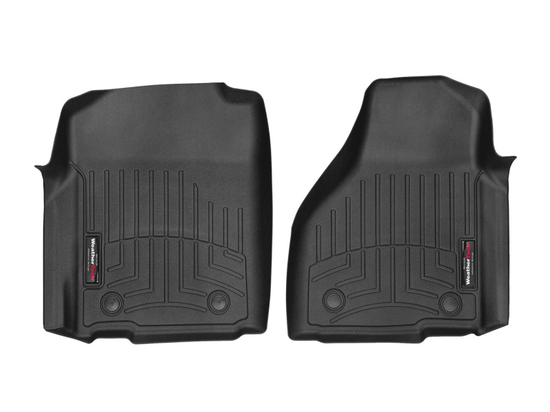 Dodge Ram 1500 FloorLiner - Front - WeatherTech - DigitalFit - Black - `12-`27