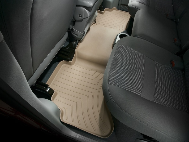 Dodge Ram 1500 Floor Mats - Rear - WeatherTech - FloorLiner DigitalFit - Tan - `02-`06