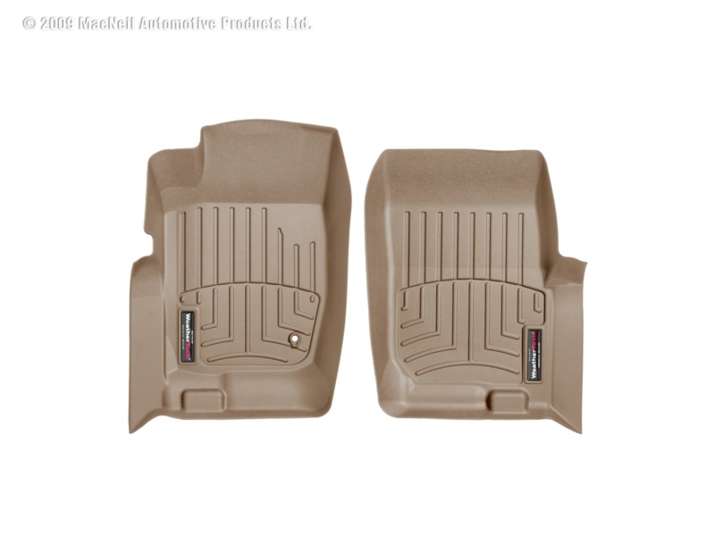 Ford Explorer FloorLiner - Front - WeatherTech - DigitalFit - Tan - `02-`05