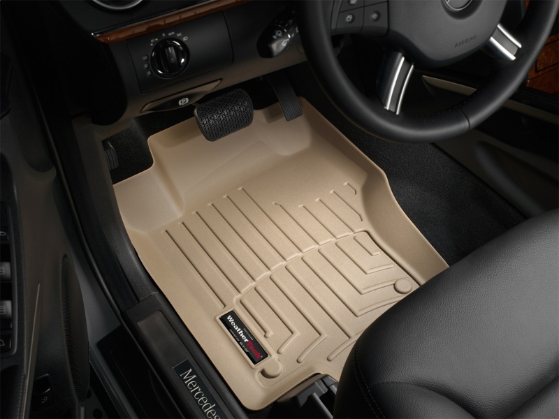 Mercedes-Benz ML350 FloorLiner - Front - WeatherTech - DigitalFit - Tan - `03-`05