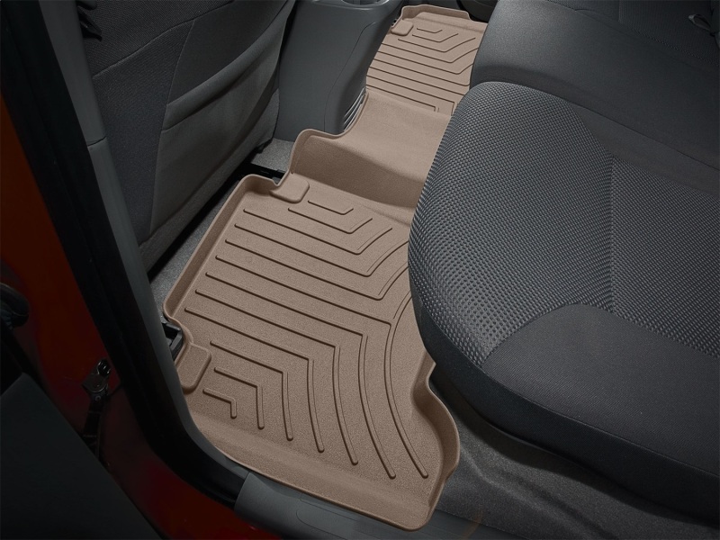 Toyota Tacoma Floor Mat - Rear - WeatherTech - FloorLiner HP - Tan - `12-`15