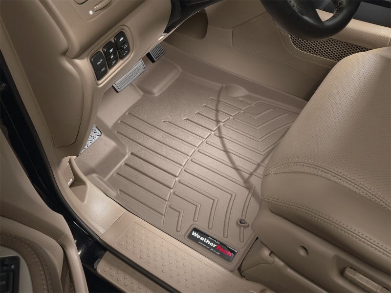 Honda Pilot Floor Liner - Front - WeatherTech - DigitalFit - Tan - 2005