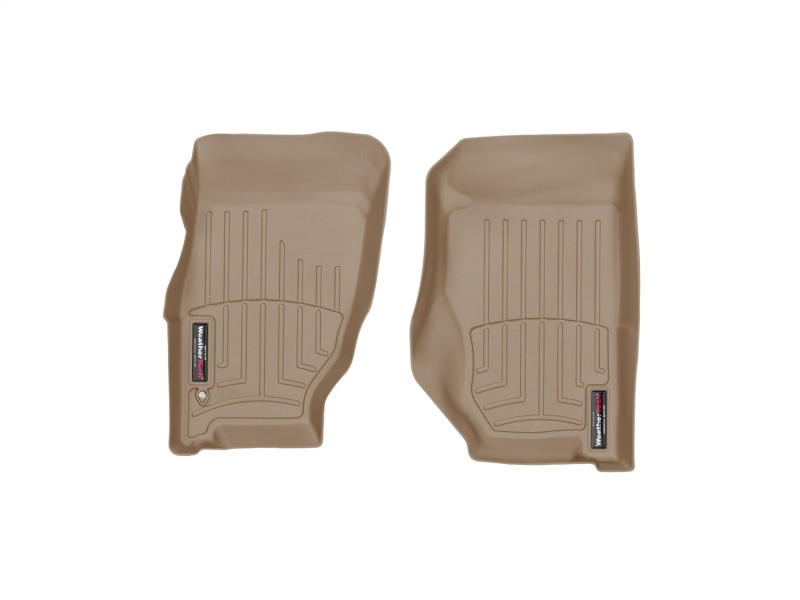 Jeep Liberty FloorLiner - Front - WeatherTech - DigitalFit - Tan - `02-`07