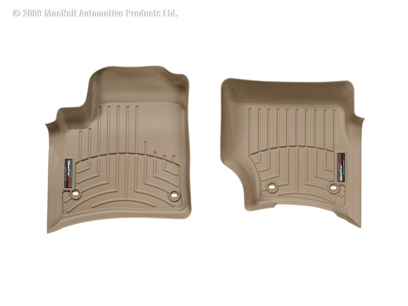 Porsche Cayenne Front FloorLiner - WeatherTech - DigitalFit - Tan - `04-`10