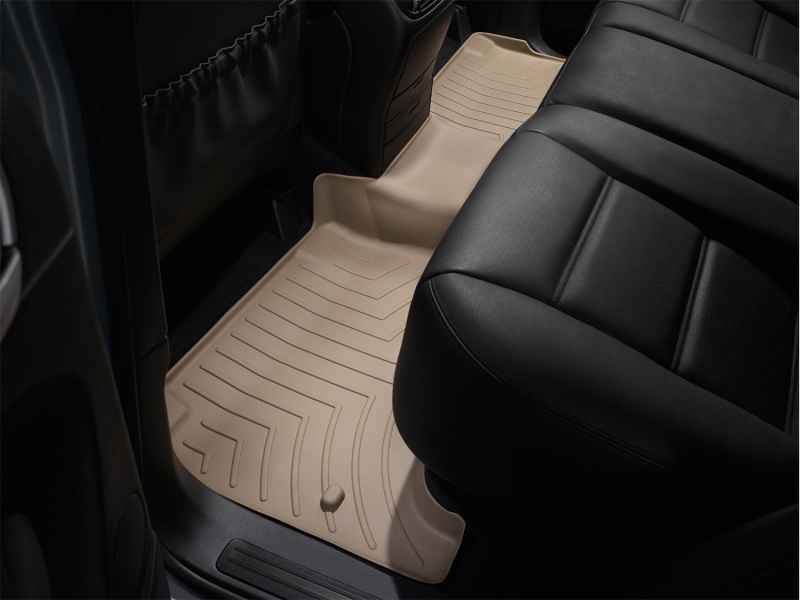 Porsche Cayenne FloorLiner - Rear - WeatherTech - DigitalFit - Tan - `04-`10