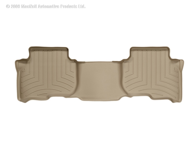 Land Rover LR3 Floor Liners - Rear - WeatherTech - FloorLiner DigitalFit - Tan - `05-`09